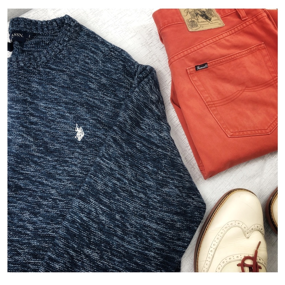 U.S Polo Assn. Cable Knit Fall 2017 Sweater Size L